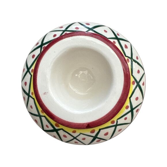 Colorful Boho Unique 3” Tall Candle Holder - Picture 4 of 7